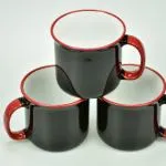 Customized Enamel Style Ceramic Promotional Mugs